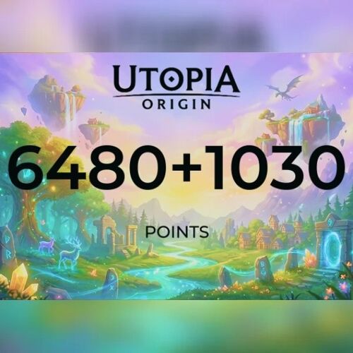 Utopia: Origin - 6480 + 1030 Points Direct Top-Up - GLOBAL