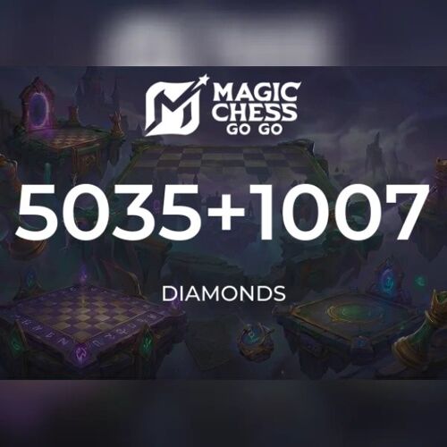 Magic Chess: Go Go - 5035 + 1007 Diamonds Direct Top-Up - GLOBAL