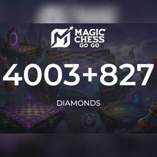 Magic Chess: Go Go - 4003 + 827 Diamonds Direct Top-Up - GLOBAL