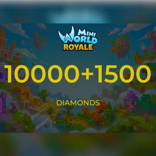 Mini World Royale - 10000 + 1500 Diamonds Direct Top-Up - GLOBAL