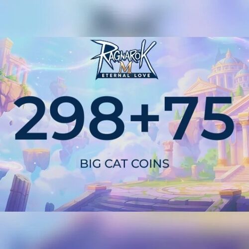Ragnarok M Eternal Love - 298+75 Big Cat Coins Direct Top-Up - GLOBAL