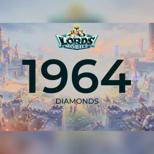 Lords Mobile - 1964 Diamonds Direct Top-Up - GLOBAL