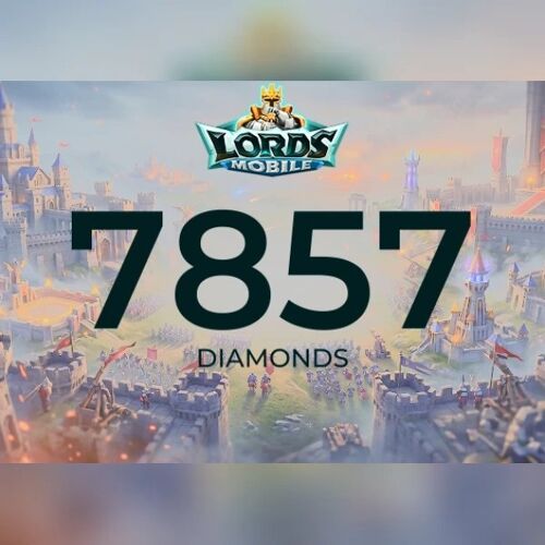 Lords Mobile - 7857 Diamonds Direct Top-Up - GLOBAL