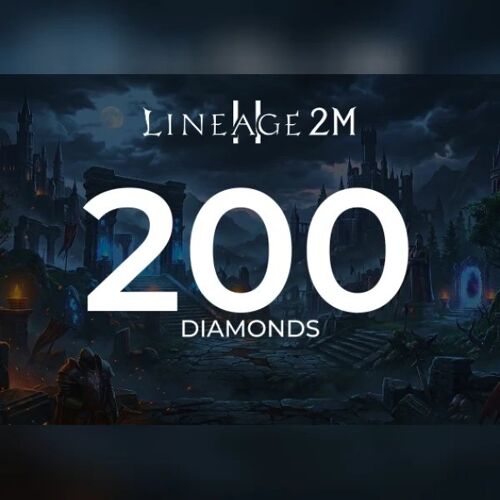 Lineage2M - 200 Diamonds Direct Top-Up - GLOBAL