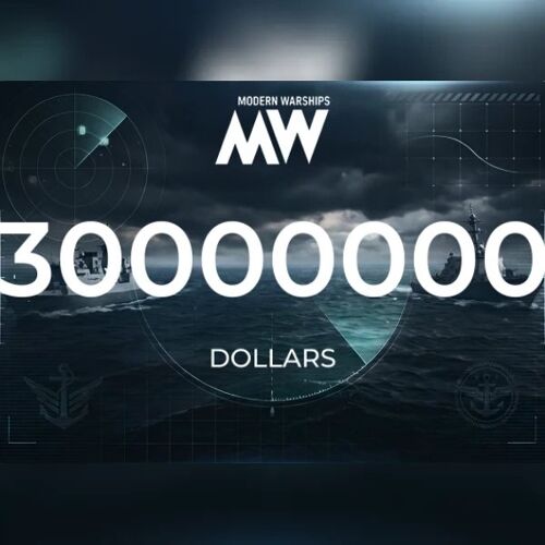 Modern Warships - 30000000 Dollars Direct Top-Up - GLOBAL