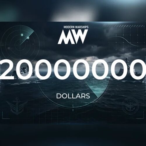 Modern Warships - 20000000 Dollars Direct Top-Up - GLOBAL