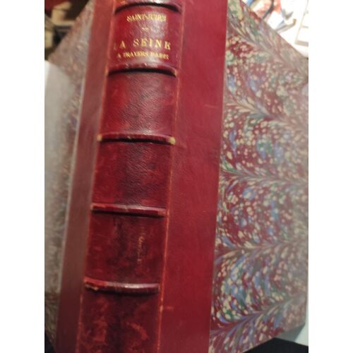 La Seine A Travers Paris-Saint Juirs-Editeur H.Launette-1890-