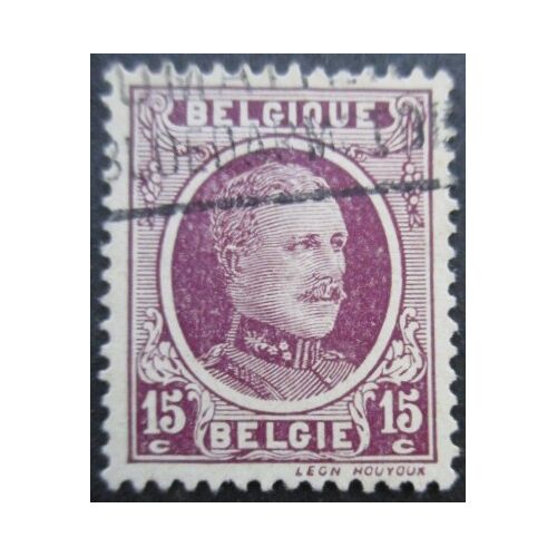 Belgique N°195 Albert 1er Oblitéré