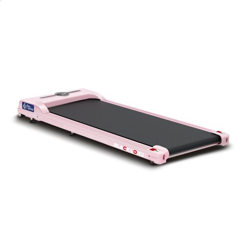 Black Lord Tapis De Course Sous Le Bureau, Tapis De Course Pliable Portable 2 En 1, Tapis De Course Électrique Motorisé 2,2 Cv, Rose
