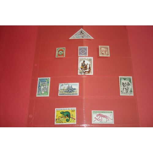 Lot De 10 Timbres Afrique Francophone