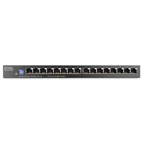 Zyxel GS1100-16ES - Commutateur - 16 x 10/100/1000 - de bureau