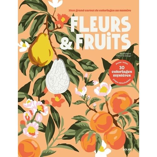 Fleurs Et Fruits - 30 Coloriages Mystères