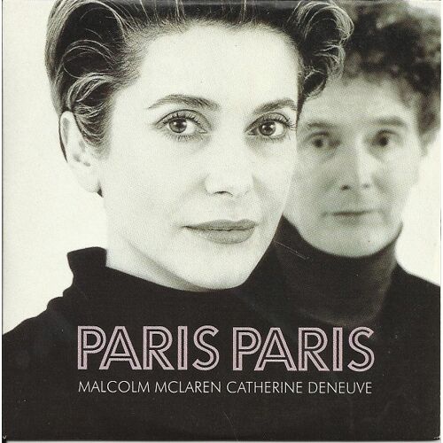 Cd Single Malcolm Mac Laren Catherine Deneuve " Paris Paris " 2 Titres 1994 Vogue