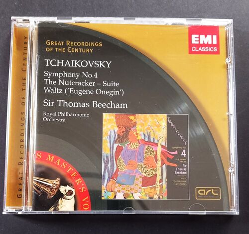 Cd Tchaikovsky Symphonie N°4 / The Nutcracker Suite Par Sir Thomas Beecham