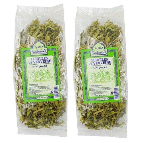Lot 2x Feuilles De Verveine Séchées - Paquet 50g