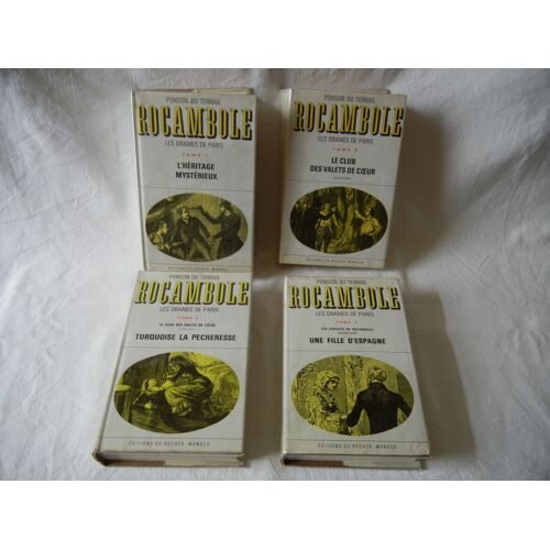 Lot De 4 Livres Rocambole Tomes 1 À 4