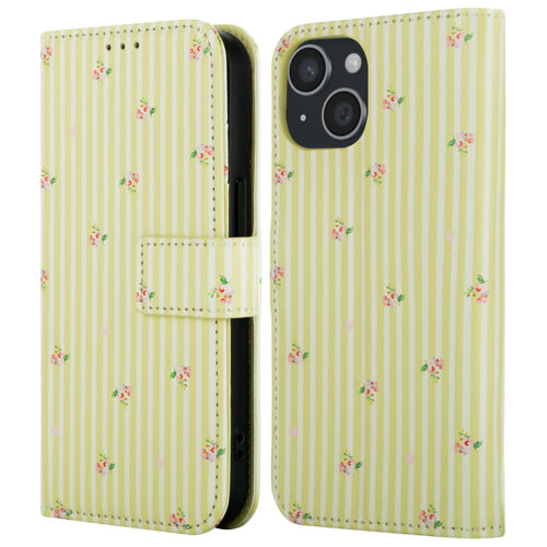imoshion Étui de télephone portefeuille Design iPhone 15 Garden Stripes