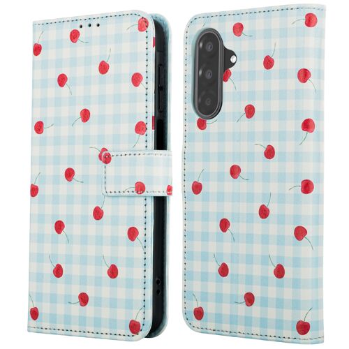 imoshion Étui de télephone portefeuille Design Samsung Galaxy A56 Cherry Check
