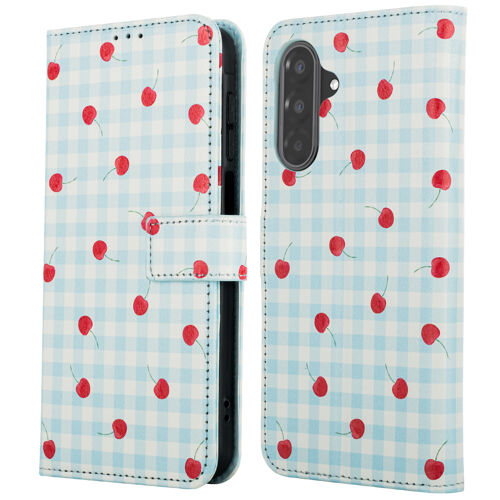 imoshion Étui de télephone portefeuille Design Samsung Galaxy A57 (5G) Cherry Check