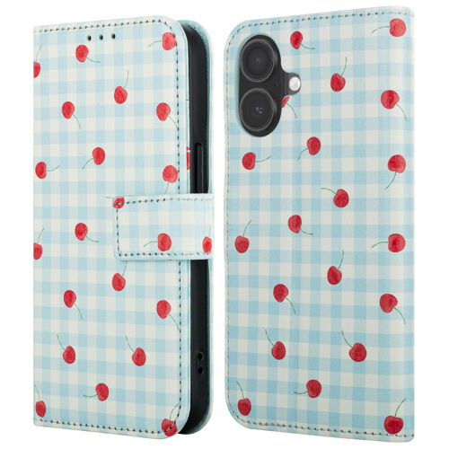 imoshion Étui de télephone portefeuille Design iPhone 17 Cherry Check