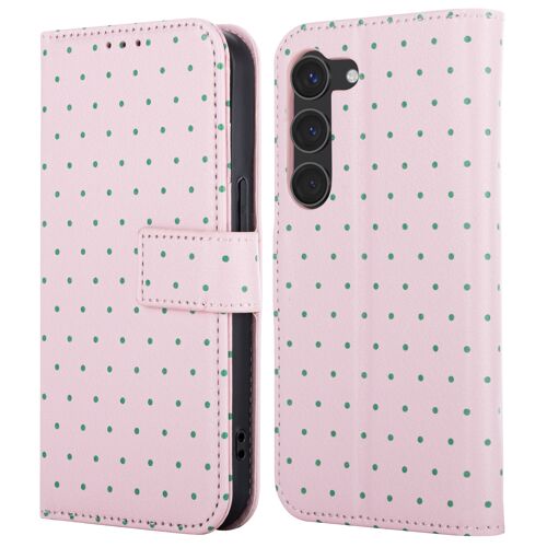 imoshion Étui de télephone portefeuille Design Samsung Galaxy S23 Happy Dots