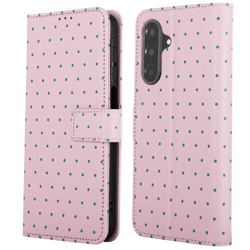 imoshion Étui de télephone portefeuille Design Samsung Galaxy A56 Happy Dots