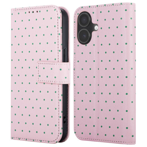 imoshion Étui de télephone portefeuille Design iPhone 16 Happy Dots