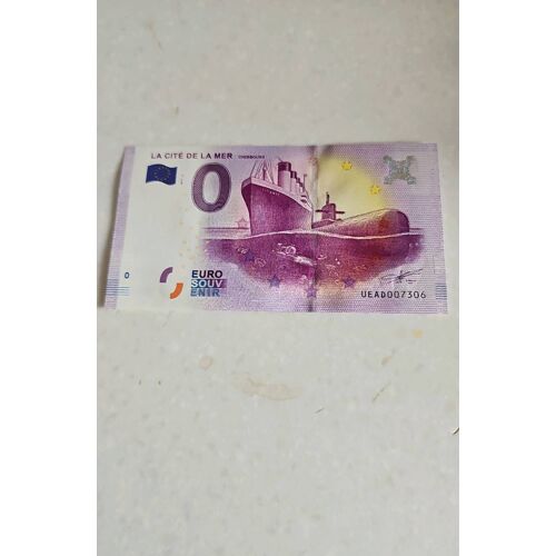 Billet Euro Souvenir La Cité De La Mer