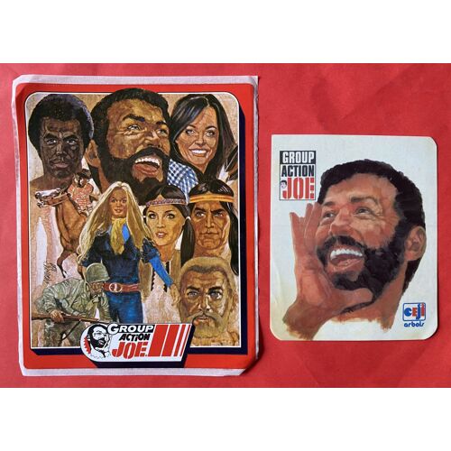 Autocollants Group Action Joe - Ceji Arbois - 1975 