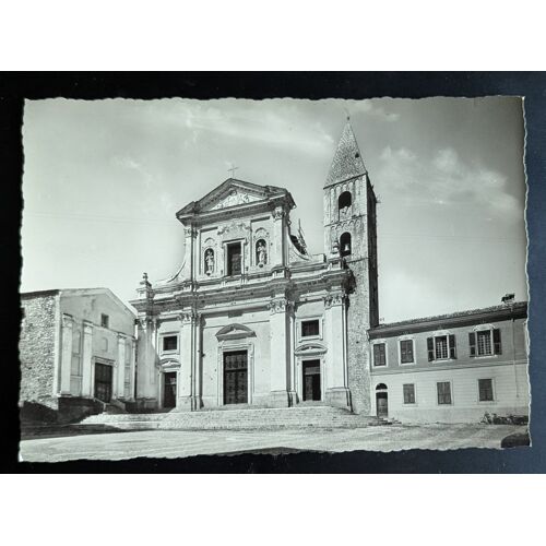 L'Église De Sospel Carte Postale N Et B