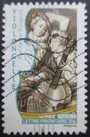 France Autoadhésif N°392 Viole Oblitéré