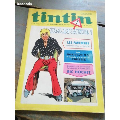 Magazine Tintin Le Journal Des Super-Jeunes De 7 À 77 Ans N. 1230 Mai 1972