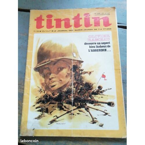 Magazine Tintin Le Journal Des Super-Jeunes De 7 À 77 Ans N. 1218 Mars 1972