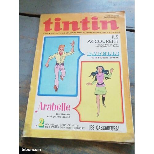 Magazine Tintin Le Journal Des Super-Jeunes De 7 À 77 Ans N. 1218 Mars 1972