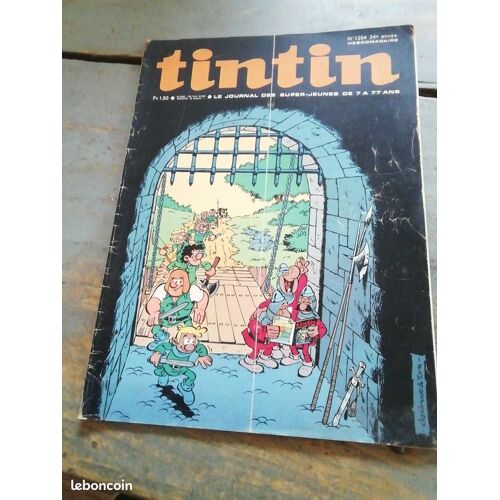 Magazine Tintin Le Journal Des Super-Jeunes De 7 À 77 Ans N. 1254 Novembre 1972