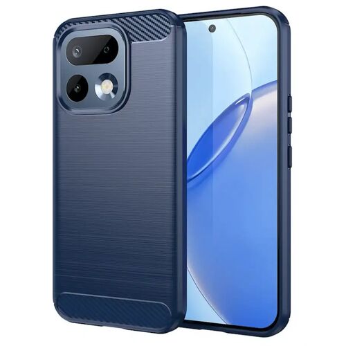 Coque pour Realme 16 Pro 5G - housse etui silicone gel carbone + verre trempe - BLEU FONCE