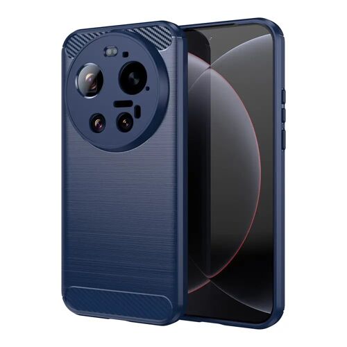Coque pour Xiaomi 17 Ultra 5G - housse etui silicone gel carbone + film ecran - BLEU FONCE
