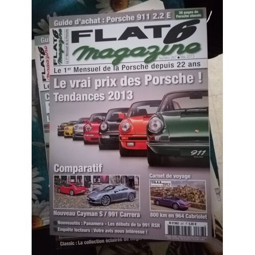 Flat 6 267 De 2013 991 3.4,Cayman S,964 Cab,993 Targa,991 Rsr,911 2.2e,Berlin Rome