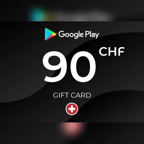 Google Play Gift Card 90 CHF Key - SWITZERLAND