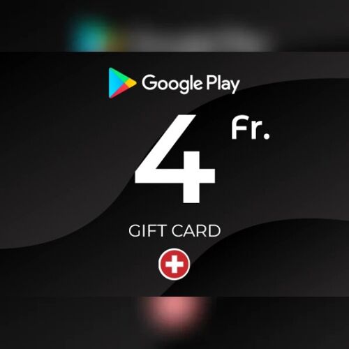 Google Play Gift Card 4 CHF Key - SWITZERLAND