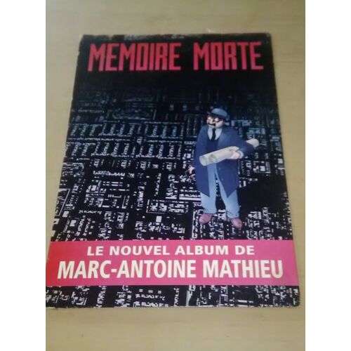 P.L.V. Mémoire Morte Marc-Antoine Mathieu