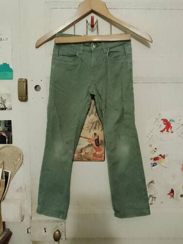 Pantalon Jean Kaki 7 Ans Lh.