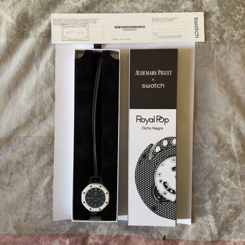 Montre Audemars Piguet X Swatch “Royal Pop Ocho Negro” Full Set 
