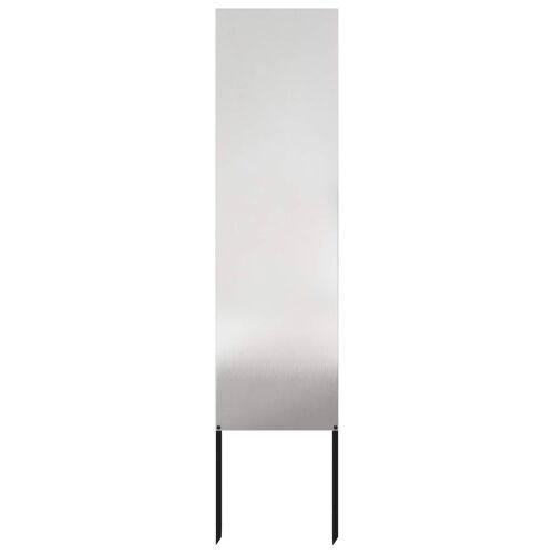 Vidaxl Écran De Confidentialité De Jardin Fretwork Argenté 32 X 140 Cm