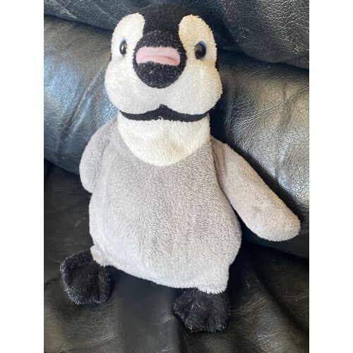 Peluche doudou pingouin noir et blanc 21cm