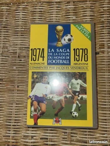Cassette Vhs Coupe Du Monde Football 1974 & 1978 – Fifa