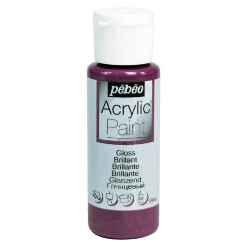 Pébéo Flacon 59ml Peinture Acrylic Paint Brillant Figue