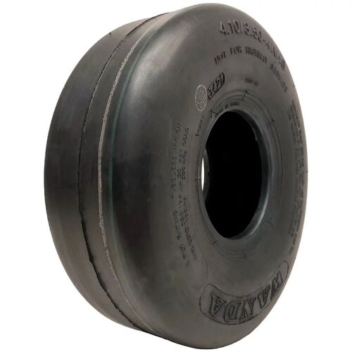 4.10/3.50-4 Smooth Lawnmower Slick Tyre 4ply Tubeless Journey P607 Pattern 160kg