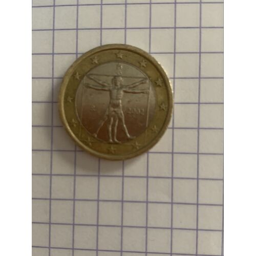 Pièce 1 Euro « L’Homme De Vitruve » 2002