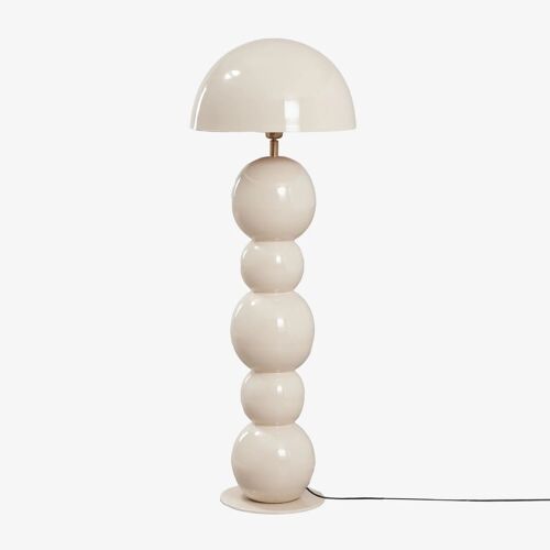 Lampadaire En Fer Boulia Tapioca Beige ¿115 Cm